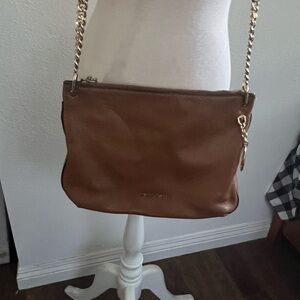 Michael Kors Tan Leather Crossbody Bag